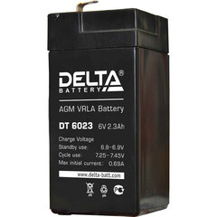Аккумуляторная батарея Delta DT 6023 (75) (6V / 2.3Ah)