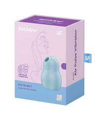 Голубой вакуумный стимулятор клитора Satisfyer Pro To Go 1 - 