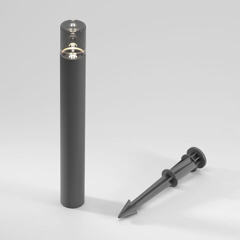 Грунтовый светодиодный светильник Elektrostandard Hidden 35166/F серый