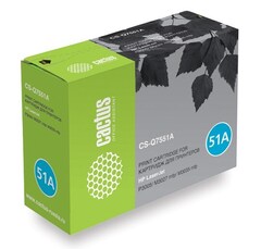 Картридж лазерный Cactus CS-Q7551A Q7551A черный (6500стр.) для HP LJ P3005, M3027, M3035
