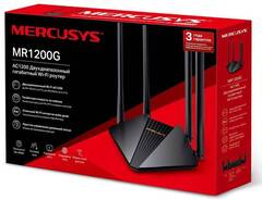 Mercusys MR1200G AC1200 Двухдиапазонный гигабитный WiFi роутер, скорость до 867 Мбит/с на 5 ГГц и до 300 Мбит/с на 2,4 Гj