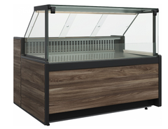 Холодильная витрина CARBOMA BAVARIA 3 GC111 SV 1,5-1 газлифт без боковин