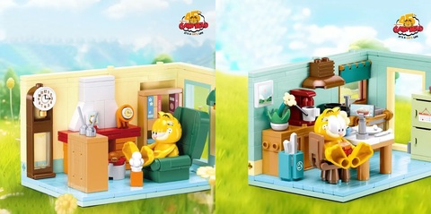 Гарфилд конструктор 3D Дом Кота Гарфилда