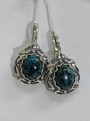 Лафар (серьги из серебра)