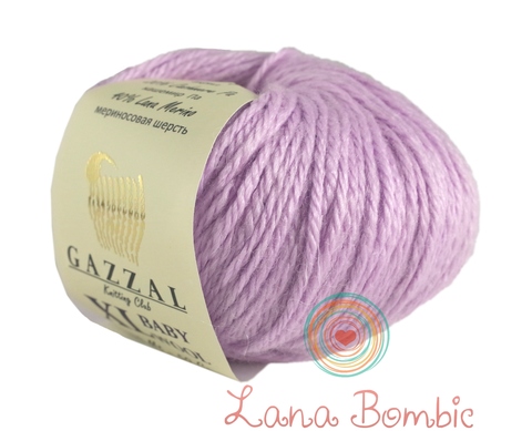 Пряжа Gazzal Baby Wool XL 823 сиреневый