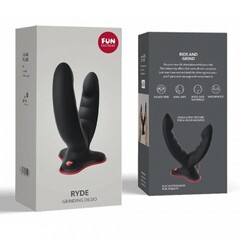 Двойной фаллоимитатор Ryde Fun Factory (черный)