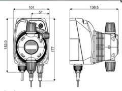 Аналоговый дозирующий насос HC150 PI (3 л/ч, 7 бар, 16 ват, 230в)