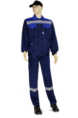 Костюм "Нова" КУРТКА+БРЮКИ, цв. син/вас (р.48-50)