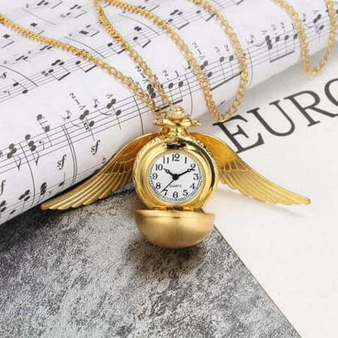 Boyunbağı \ Ожерелье \ Necklace  Harry Potter retro Watch gold