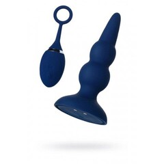 Анальная вибровтулка с пультом ДУ 
