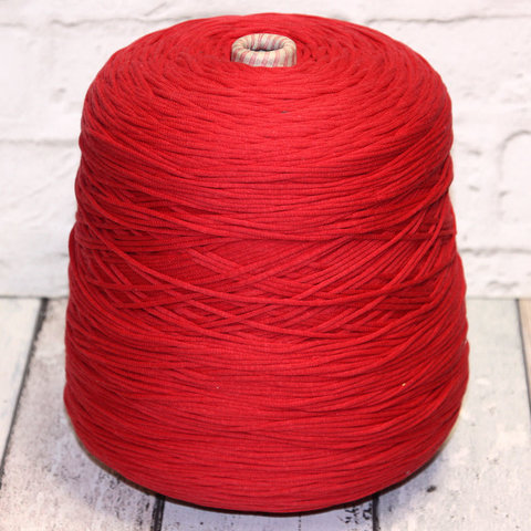 Хлопковый шнурок с наполнителем E.MIROGLIO / ROPE 220 красный
