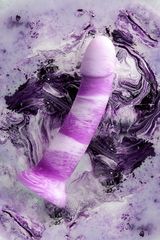 Фиолетовый фаллоимитатор Neil - 18 см. - 