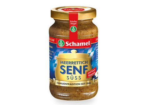 Хрен с горчицей сладкий по-баварски Schamel, 140мл