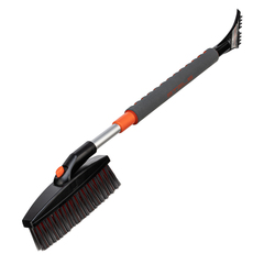 Щетка-сметка для снега со скребком телескопическая 73-100см, Stels, 55313