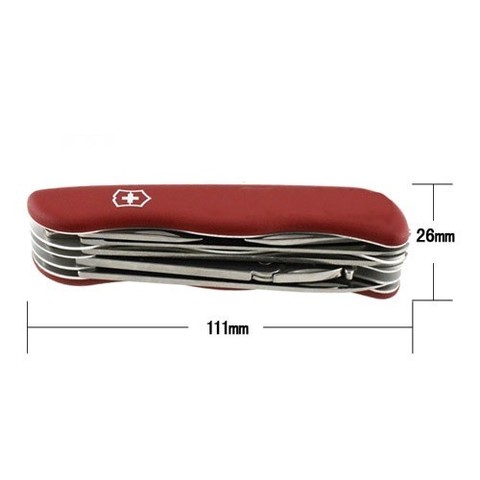 Нож складной Victorinox Tradesman, 111 mm, 18 функций, Red (0.9053)