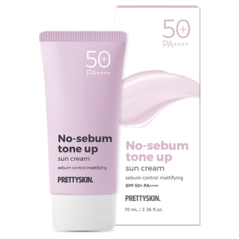 Крем для лица солнцезащитный матирование + тон Prettyskin No Sebum Tone Sun Cream SPF 50+, 70 мл