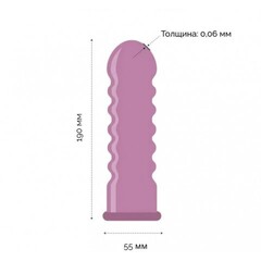 Презервативы SAGAMI 6 Fit V Premium 12 шт. (волнистая текстура)