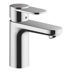 Hansgrohe Vernis S 71541000 Смеситель для раковины, однорычажный, 100 CoolStart, со сливным гарнитуром, хром фото