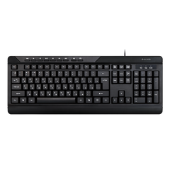 Клавиатура проводная KLIKS 201K, черный, Retail, мембранная, 2.1м (LW-201K)