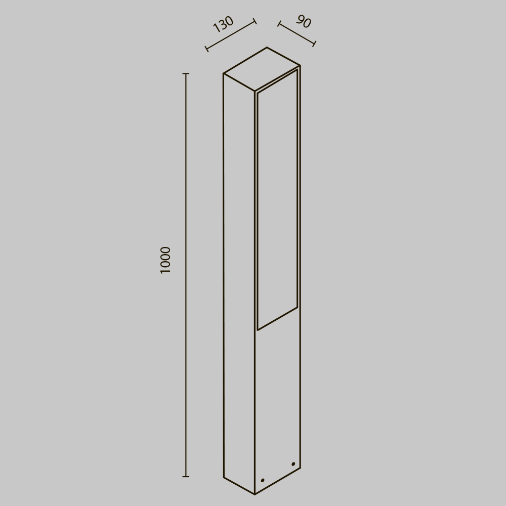 Ландшафтный светильник Maytoni Outdoor O470FL-L20GF3K