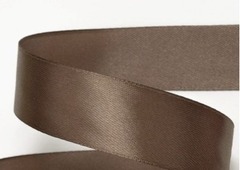 Лента атласная, ш. 2,5 см, коричневый