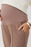 Брюки для беременных 18893 кофе