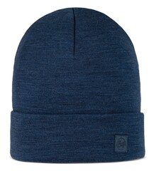 Теплая шерстяная шапка Buff Merino Heavyweight Hat Solid Indigo