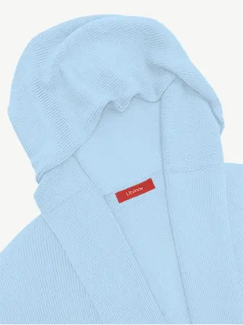 Кардиган с капюшоном из экохлопка