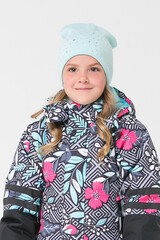 шапка  для девочки  КВ 20160/ш/светлая бирюза