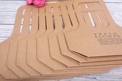 Сумка для цветов, Крафт, 20*40*10 см, 1 шт.