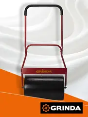 GRINDA 62 л, размеры 400 х 580 мм, стальной барабан, нескользящая рукоятка, каток для газона (422115)