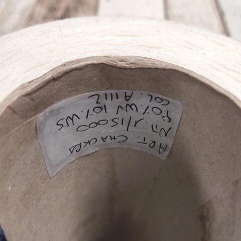 Меринос с кашемиром (10%) CHACKRA 1/15 белый натуральный