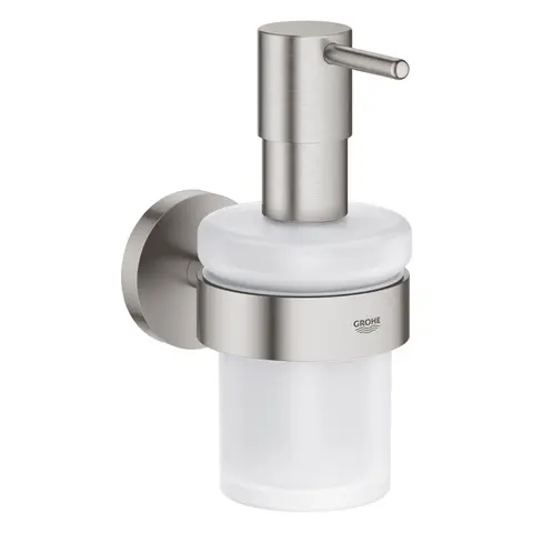 Дозатор жидкого мыла GROHE Start, с держателем, цвет СуперCталь (41195DC0)