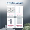 Aquanet 346049 Тумба Слим 80 2 ящ. цв.белый сатин (346049)