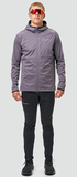 Тренировочная куртка с капюшоном Nordski PRO TOUR HOOD Shark/Black мужская