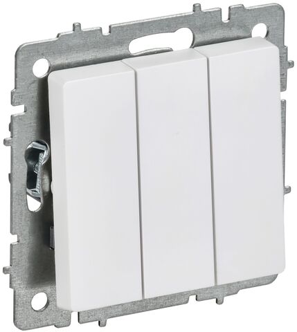 BRITE Выключ. 3-кл. 10А ВС10-3-0-БрАБ а/б IEK