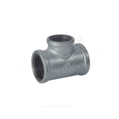 Тройник переходной чугун оц Ду 25х15 (1"х1/2") ВР/ВР Fittex PLUS