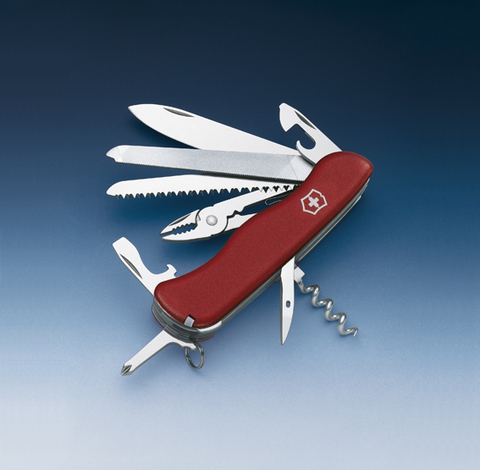 Нож складной Victorinox Tradesman, 111 mm, 18 функций, Red (0.9053)