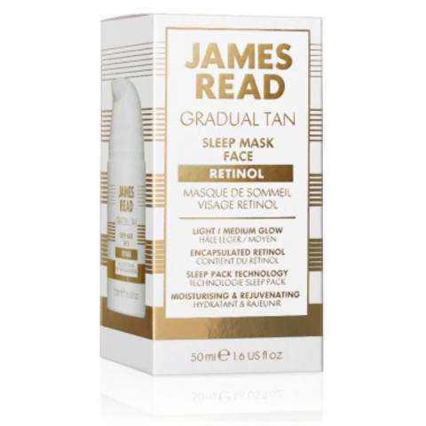 Ночная маска для лица уход и загар с ретинолом JAMES READ SLEEP MASK RETINOL 50 ML