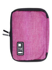 Дорожный органайзер для проводов Travel digital pouch, цвет фиолетовый