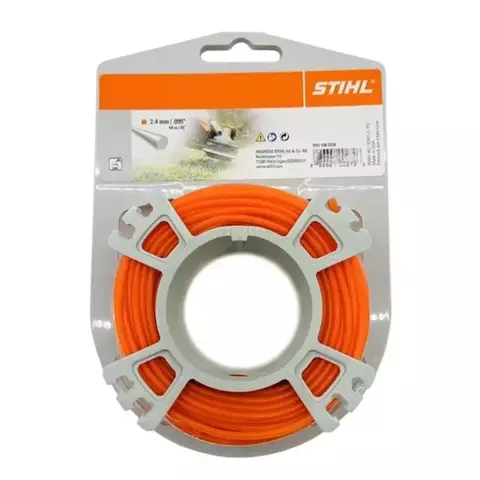 Леска 2,4мм 15м круг оранжевый STIHL