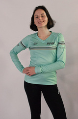 Рубашка женская беговая Noname Running LS Shirt Nvii teal женская