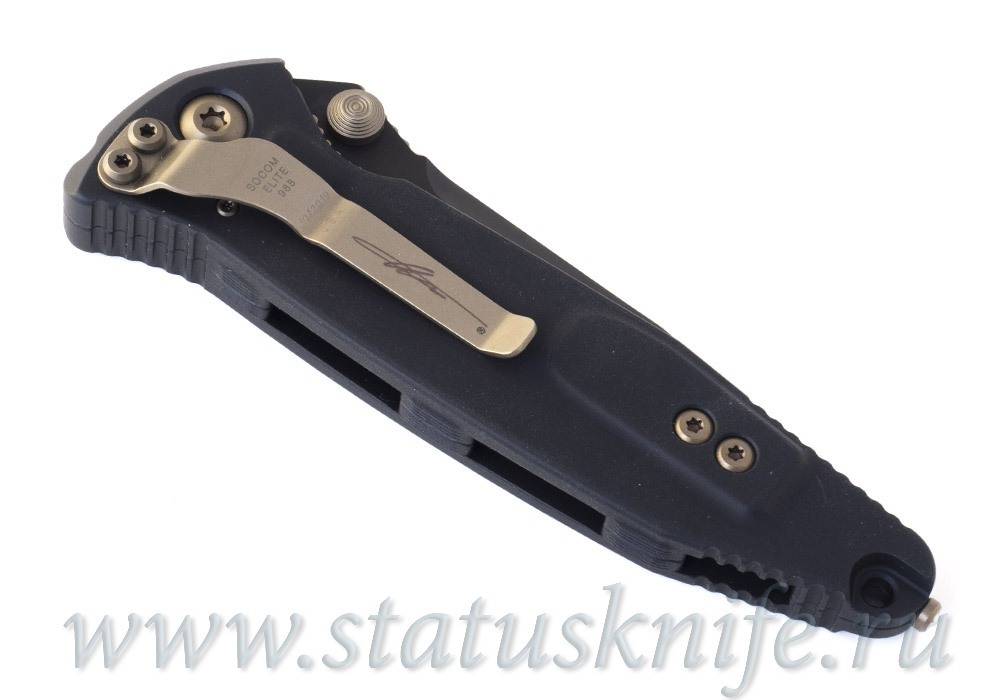 Нож Microtech Socom Elite 2019 NEW Single Edge DLC Signature 160-1DLCS