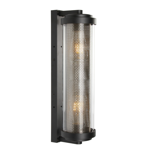 Уличный настенный светильник 370968 STREET NT24 000 черный IP54 E27 2*max 25W 220-240V MATRIX