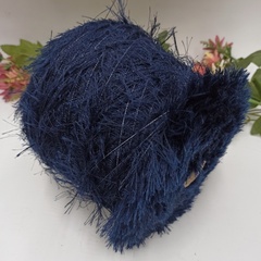 Fur Glamour Pura Lana Italia Мериносовый Мех Синий