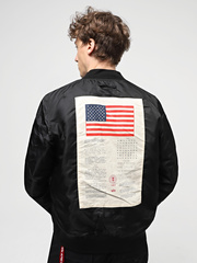 Бомбер Alpha Industries L-2B Blood Chit Gen II Black (Черный)