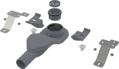 Экстра низкий сифон DN40 и комплект регулируемых ног, арт. APZ-S6 AlcaPlast фото