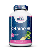 Бетаингидрохлорид 650 мг, Betaine HCL 650 mg, Haya Labs, 90 таблеток 1