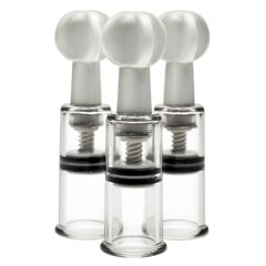 Набор из 3 помп для клитора и сосков Max Twist Clit and Nipple Triple Sucker Set - 