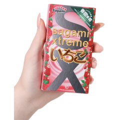 Презервативы Sagami xtreme strawberry 10 шт.